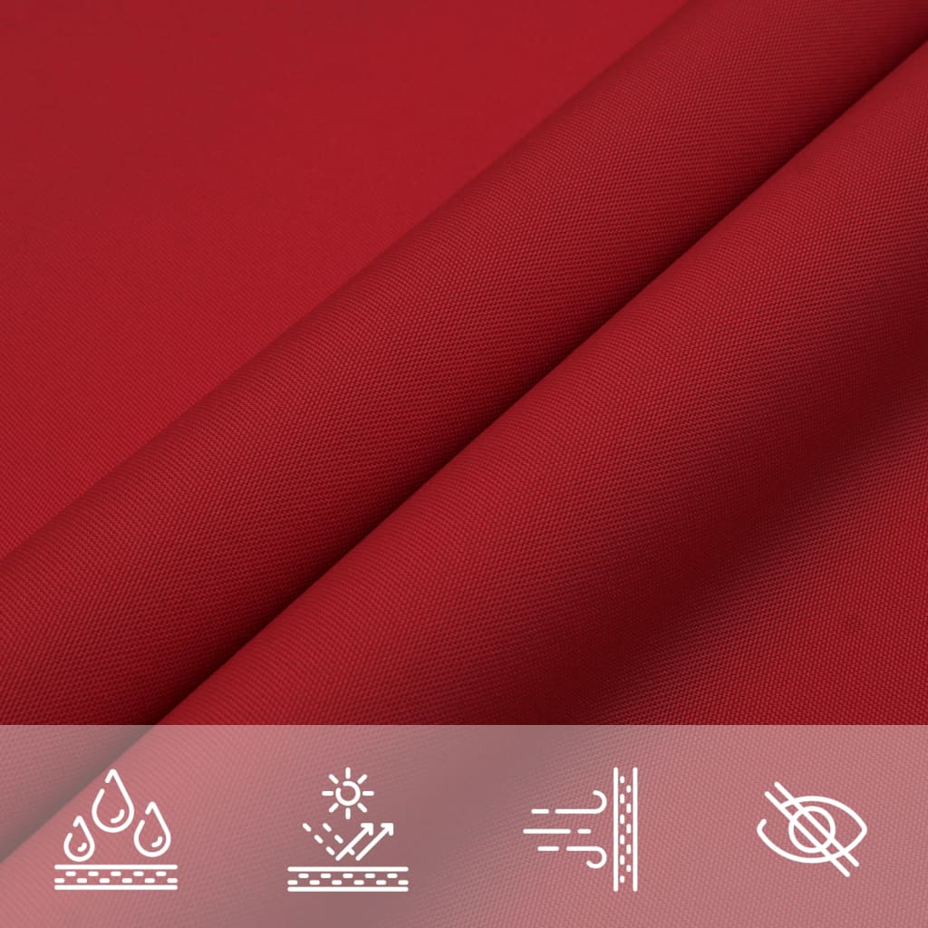 Zonnescherm Rechthoekig 2X4,5 M Oxford Stof Rood 2 x 4.5 m
