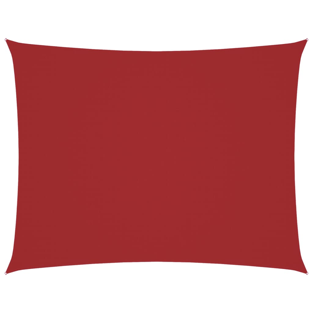 Zonnescherm Rechthoekig 3,5X5 M Oxford Stof Rood 3.5 x 5 m