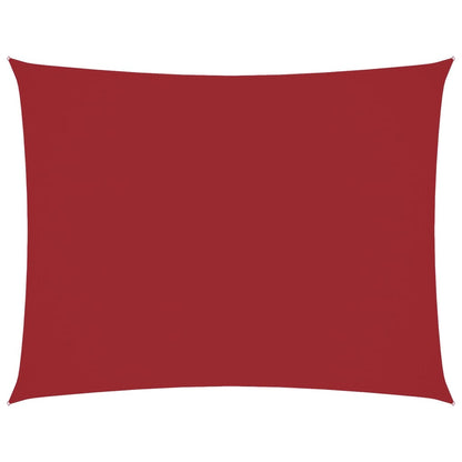 Schaduwdoek Rechthoekig Oxford Stof Rood 6 x 8 m