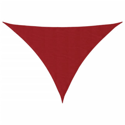 Schaduwdoek Driehoekig Oxford Stof Rood 3 x 4 x 4 m