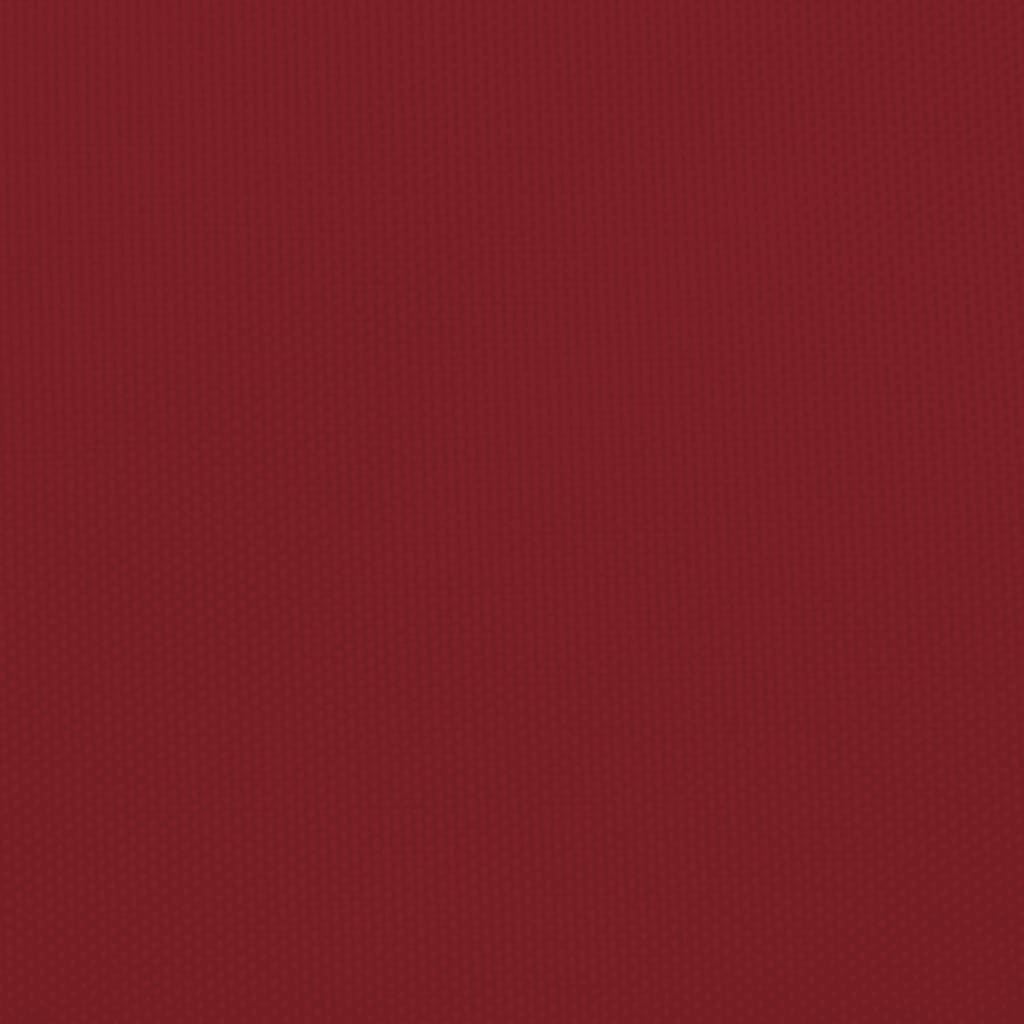 Schaduwdoek Driehoekig Oxford Stof Rood 3 x 4 x 4 m