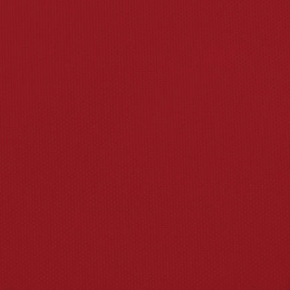Schaduwdoek Driehoekig Oxford Stof Rood 3 x 4 x 4 m