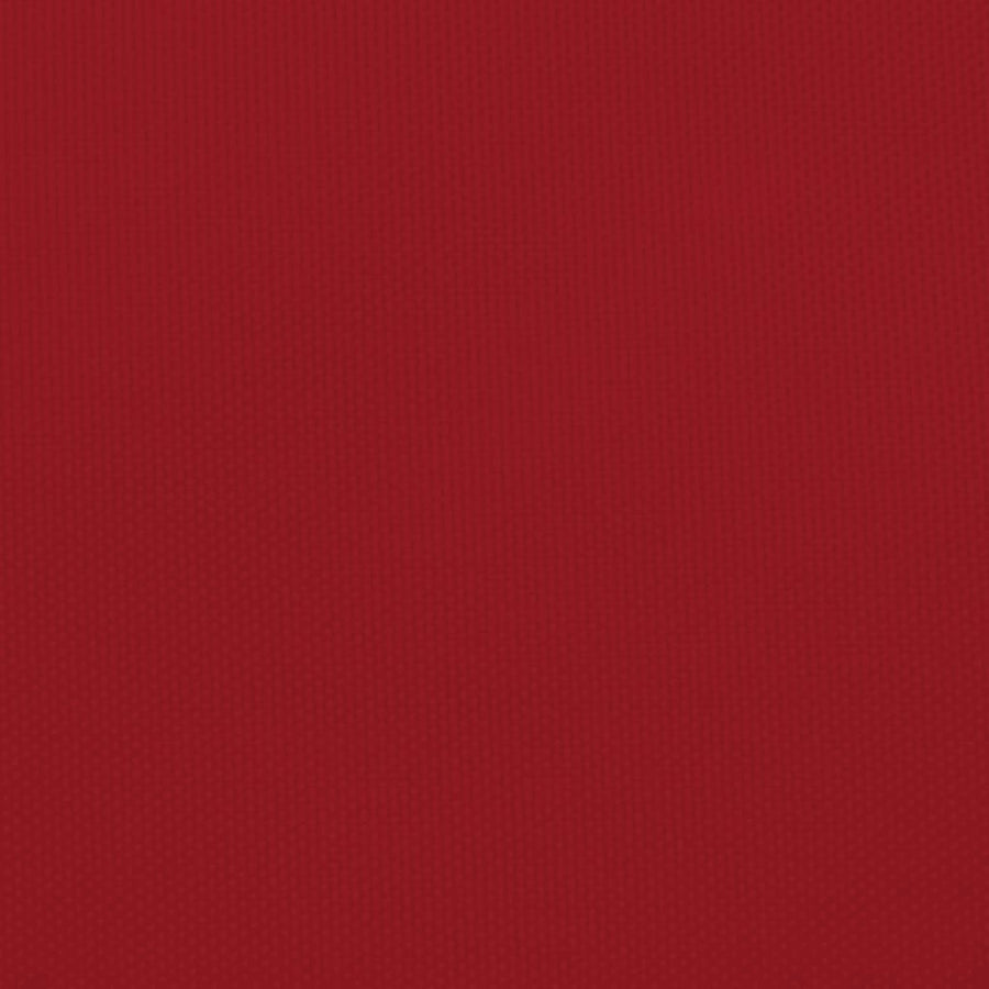 Schaduwdoek Driehoekig Oxford Stof Rood 3 x 4 x 4 m