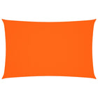 Schaduwdoek rechthoek 2,5x5 m oranje oxford stof