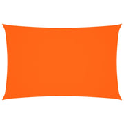 Schaduwdoek rechthoek 2,5x5 m oranje oxford stof