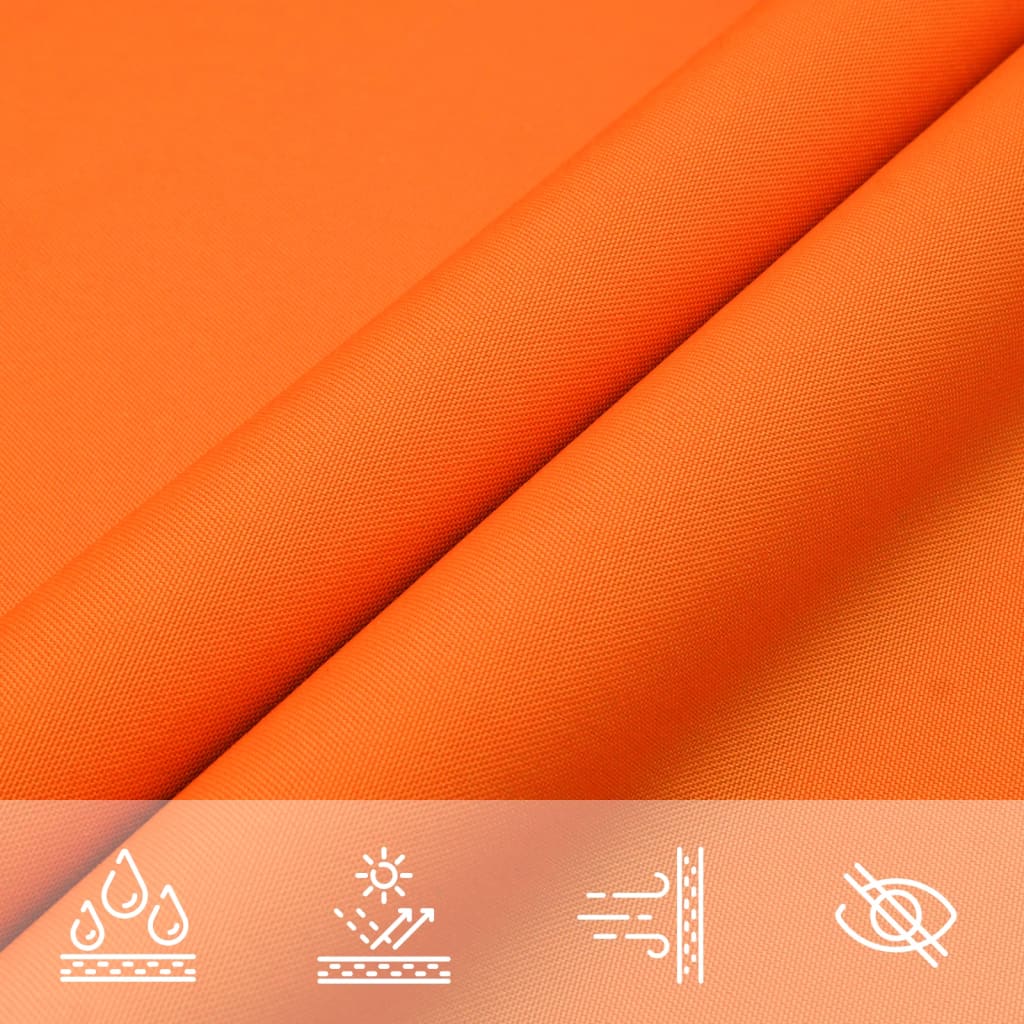 Schaduwdoek rechthoekig 3x6 m oxford stof oranje