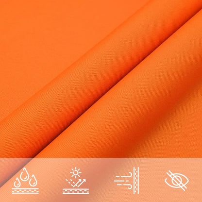 Schaduwdoek rechthoekig 3x6 m oxford stof oranje