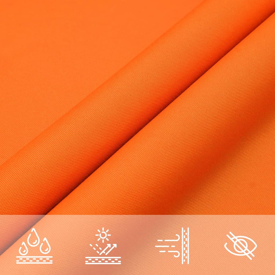 Schaduwdoek rechthoekig 3x6 m oxford stof oranje
