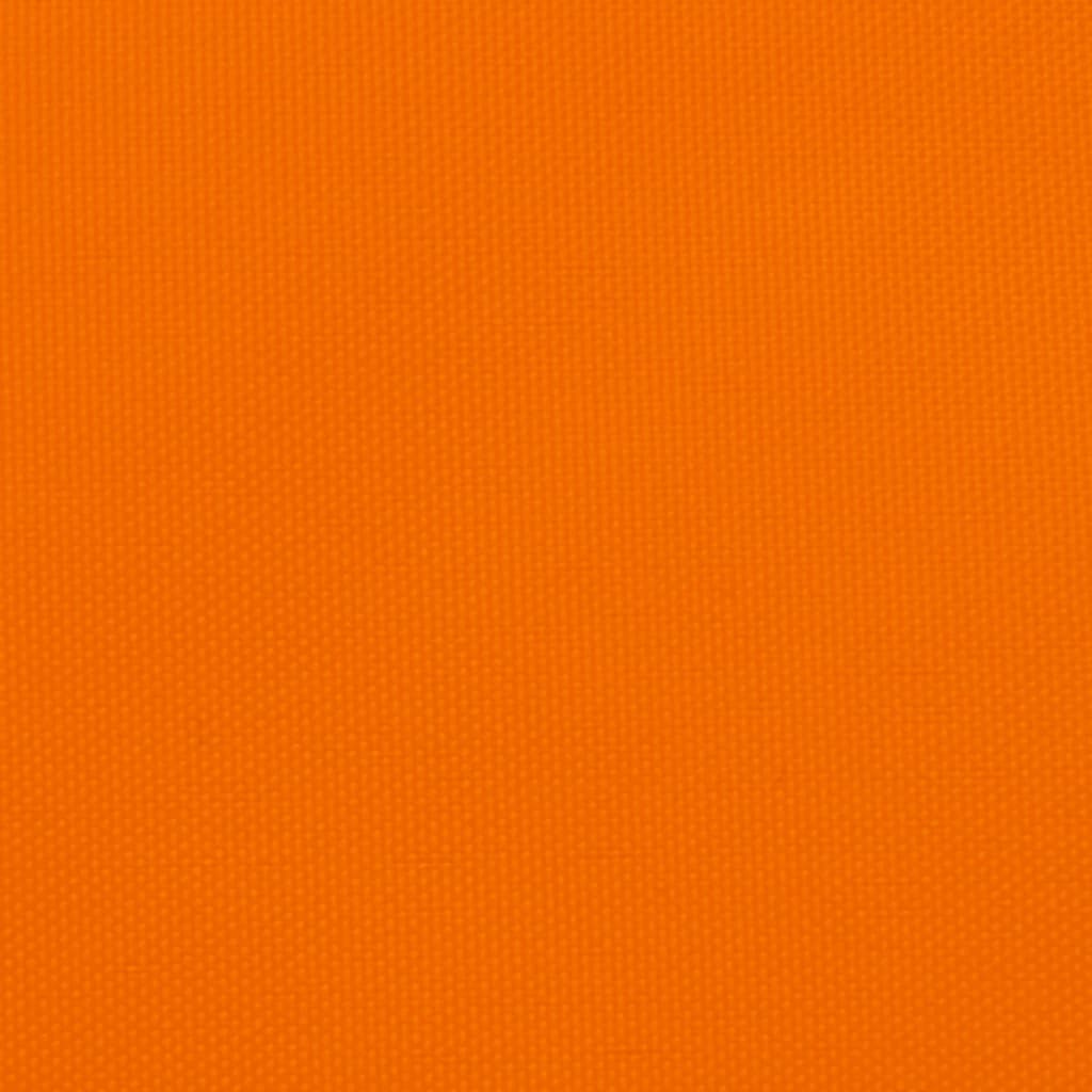Zonnescherm Driehoekig Oxford Stof Oranje 4 x 4 x 4 m