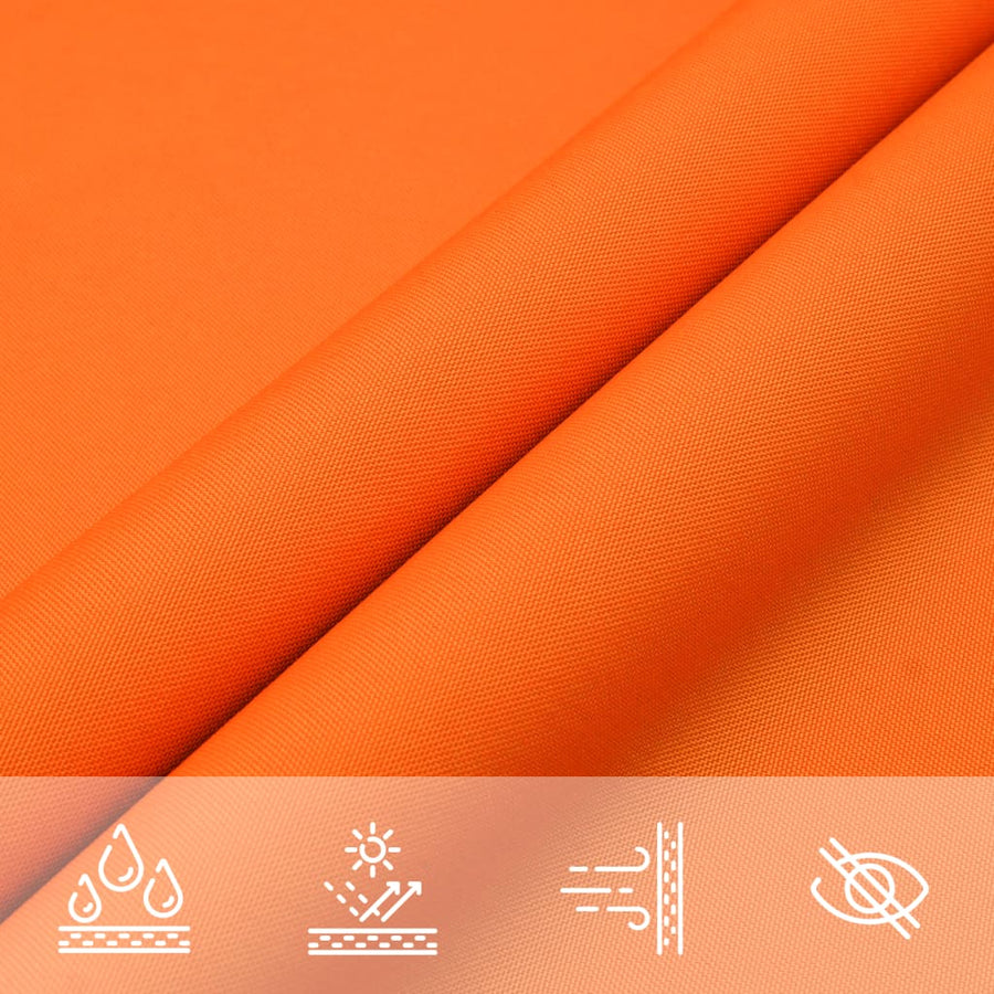 Zonnescherm Driehoekig 4X5X5 M Oxford Stof Oranje