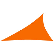 Zonnezeil driehoek 4x5x6,4 m oranje oxford stof