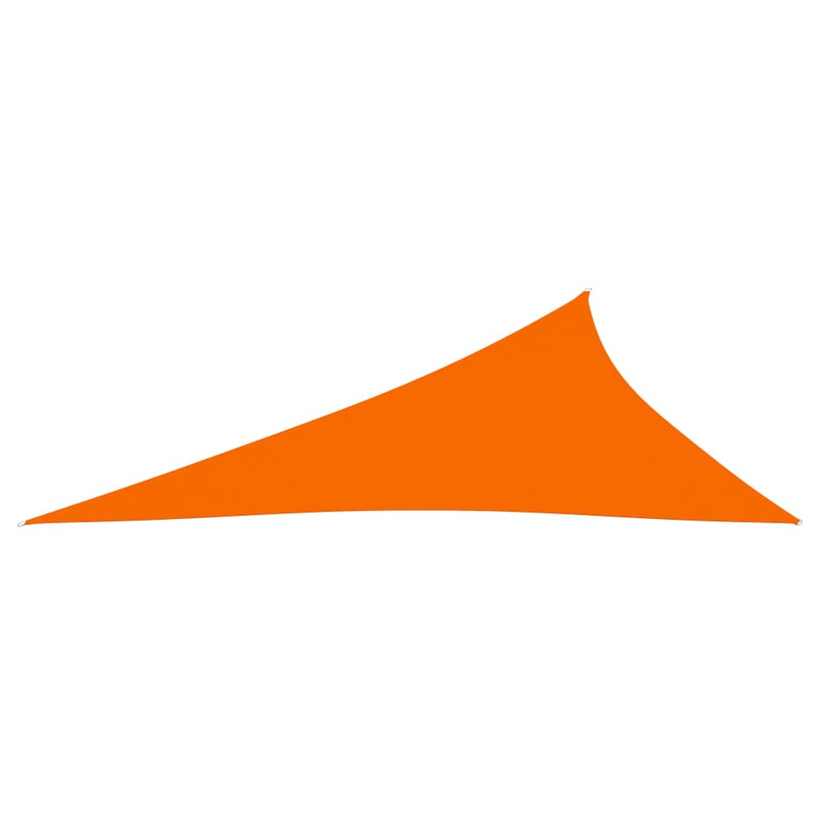 Zonnescherm driehoekig 4x5x6,4 m oxford stof oranje 4 x 5 x 6.4 m orange