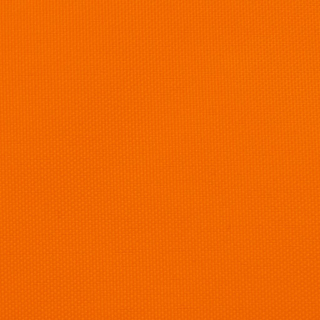Zonnescherm driehoekig 4x5x6,4 m oxford stof oranje 4 x 5 x 6.4 m orange