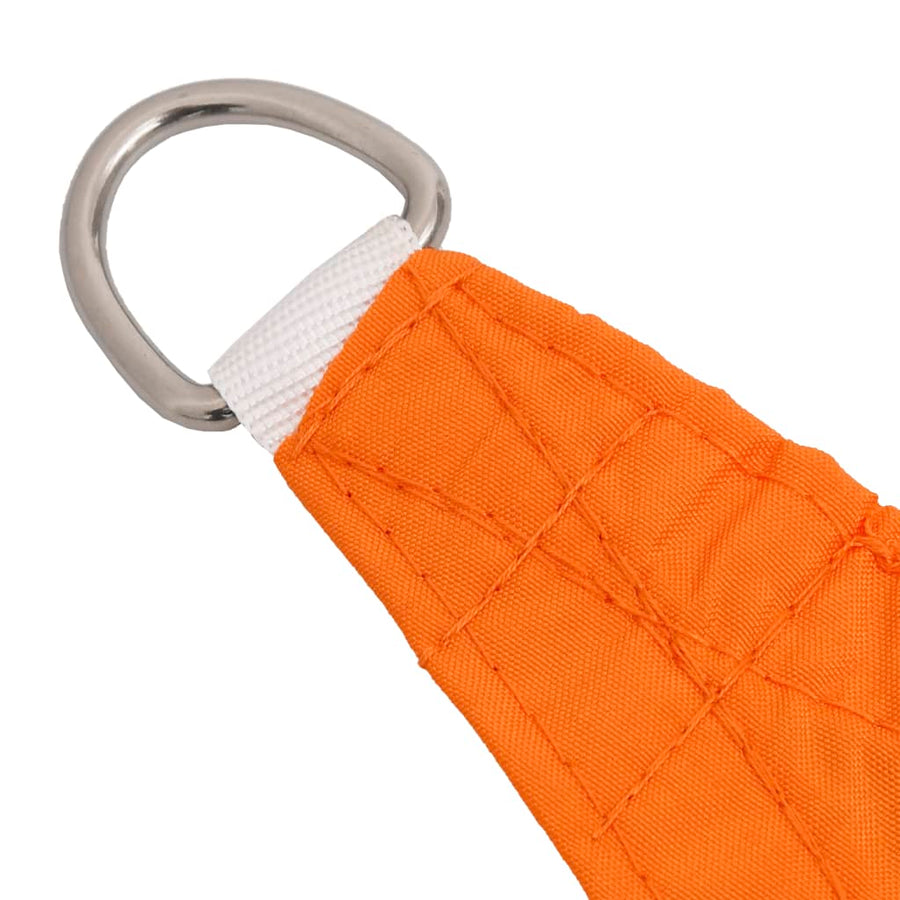 Zonnescherm driehoekig 4x5x6,4 m oxford stof oranje 4 x 5 x 6.4 m orange
