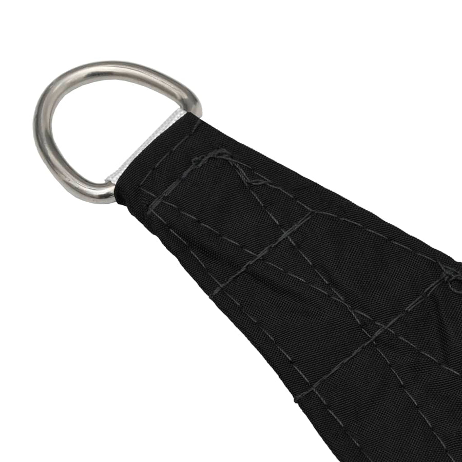 Zonnescherm vierkant 2,5x2,5 m oxford stof zwart 2.5 x 2.5 m Zwart