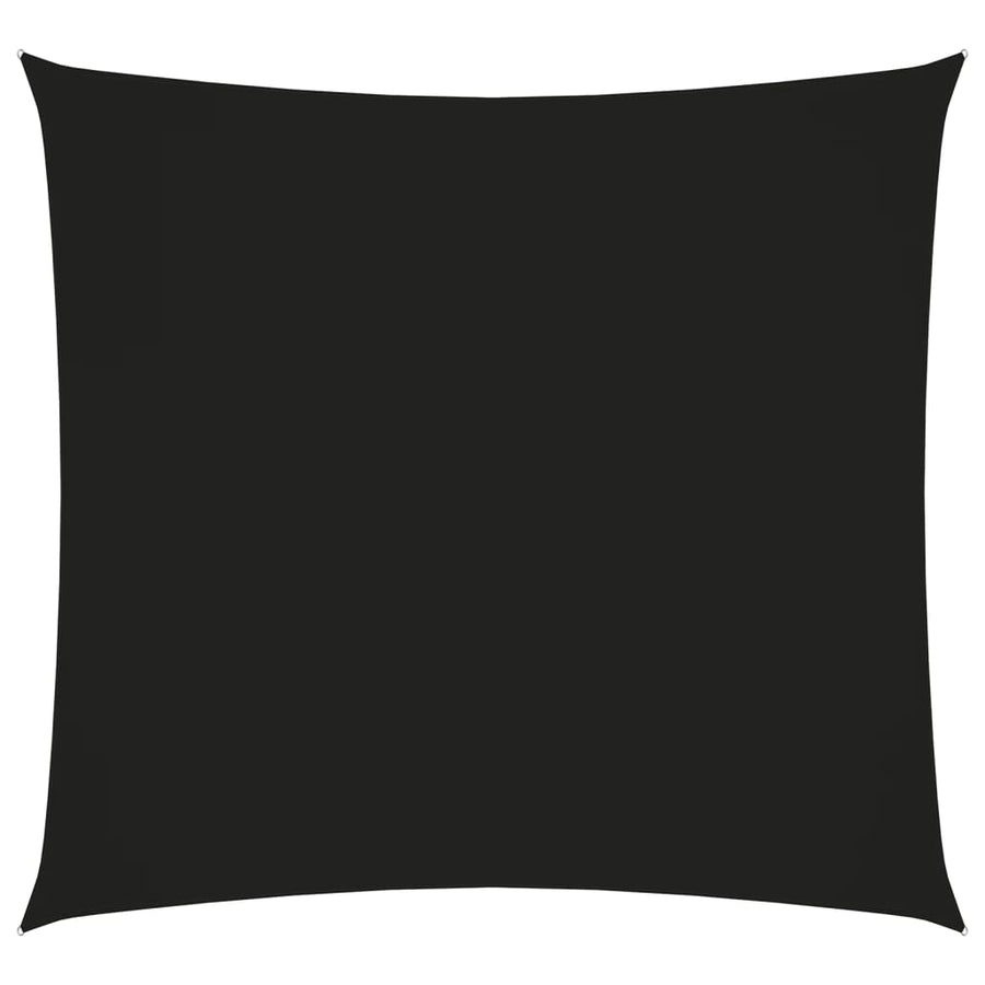 Zonnescherm vierkant 3x3 m oxford stof zwart 3 x 3 m Zwart