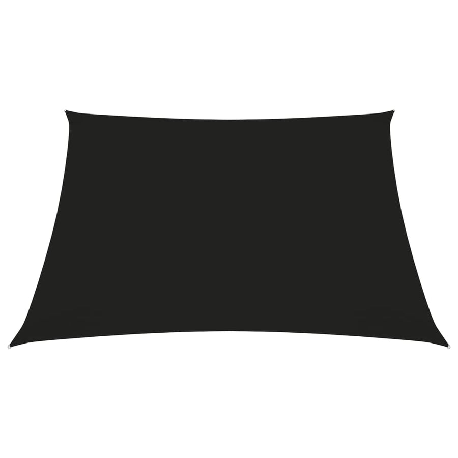 Zonnescherm vierkant 3x3 m oxford stof zwart 3 x 3 m Zwart