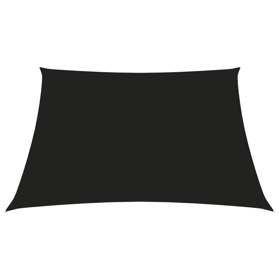 Zonnescherm Vierkant Oxford Stof 5 x 5 m Zwart