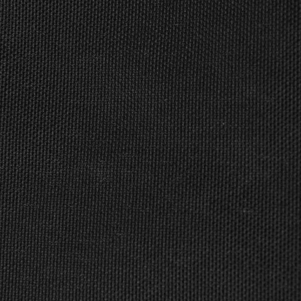 Zonnescherm vierkant 6x6 m oxford stof zwart 6 x 6 m Zwart