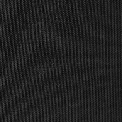 Zonnescherm vierkant 6x6 m oxford stof zwart 6 x 6 m Zwart