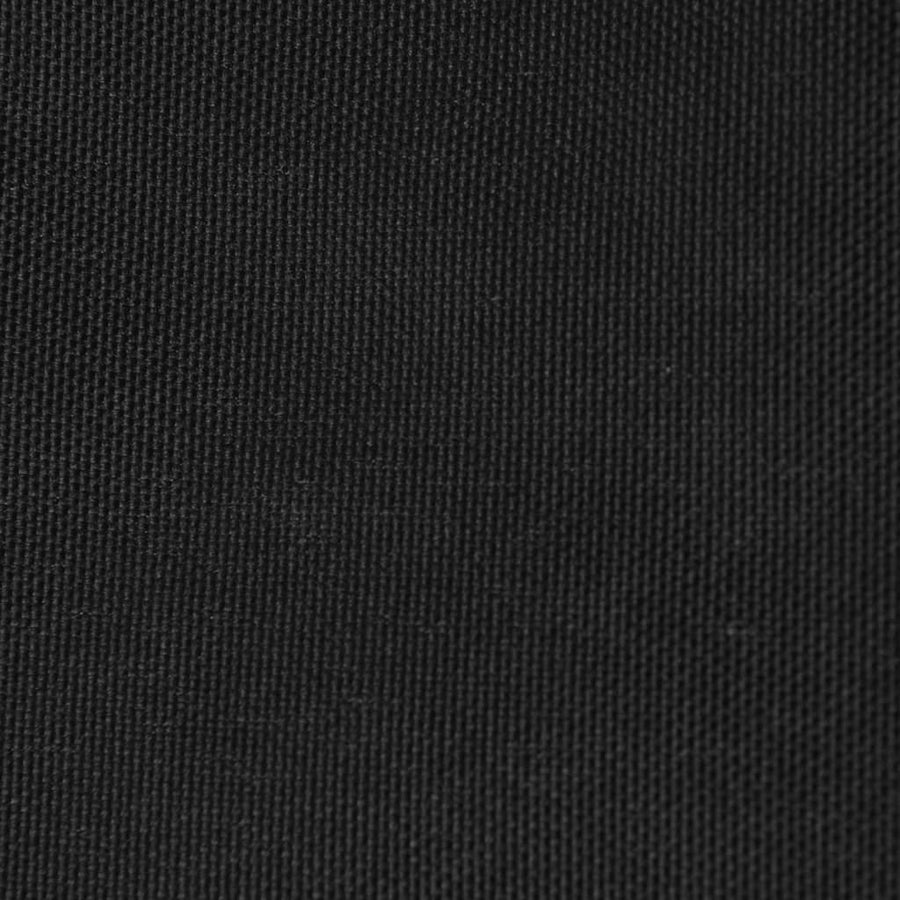 Zonnescherm vierkant 6x6 m oxford stof zwart 6 x 6 m Zwart