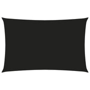 Zonnescherm rechthoek 2x5 m oxford stof zwart