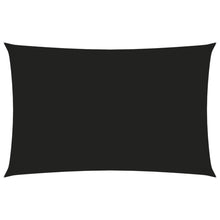 Zonnescherm Rechthoekig Oxford Stof Zwart 2 x 5 m