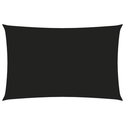 Zonnescherm Rechthoekig Oxford Stof Zwart 2 x 5 m