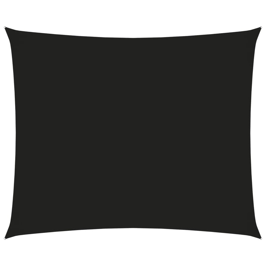 Zonnescherm rechthoekig 2,5x3,5 m oxford stof zwart