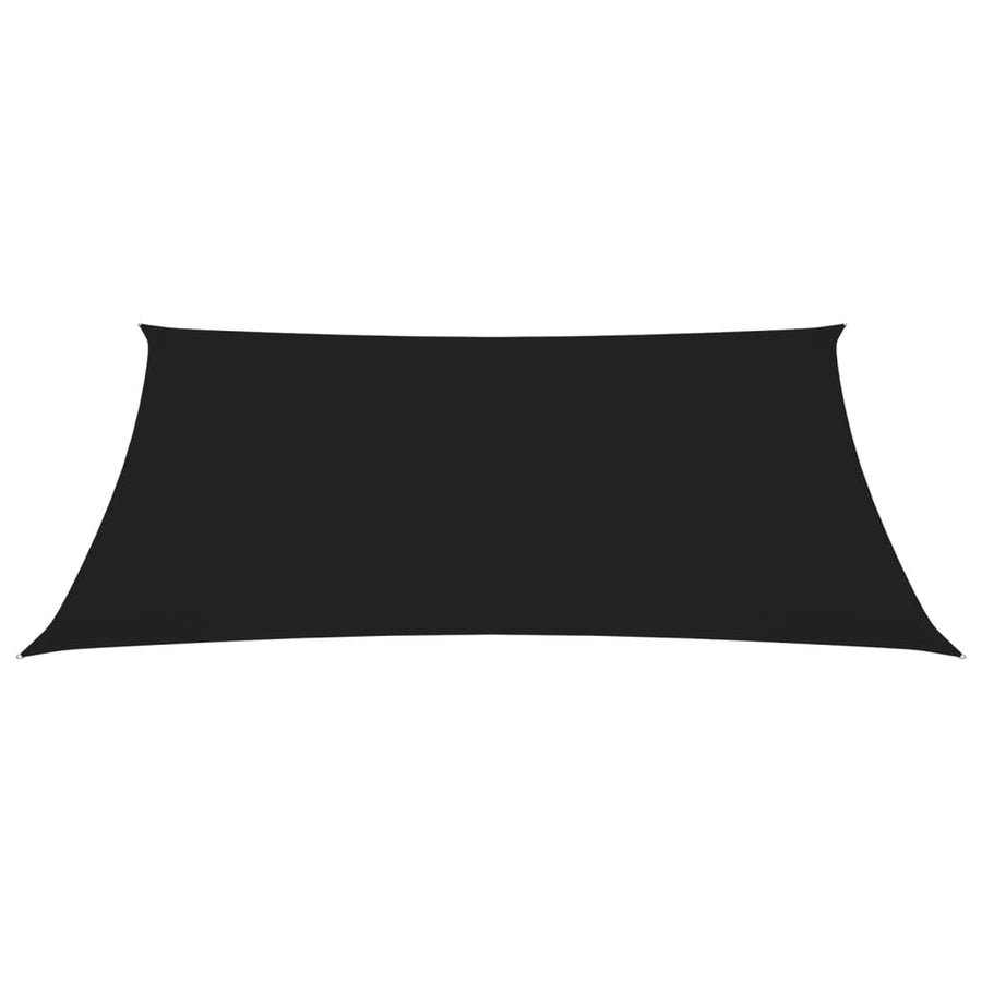Zonnescherm Rechthoekig 2,5X4 M Oxford Stof Zwart 2.5 x 4 m