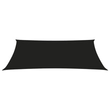 Zonnescherm Rechthoekig 2,5X5 M Oxford Stof Zwart 2.5 x 5 m