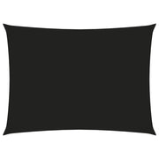 Zonnescherm rechthoek 3x4,5 m oxford stof zwart
