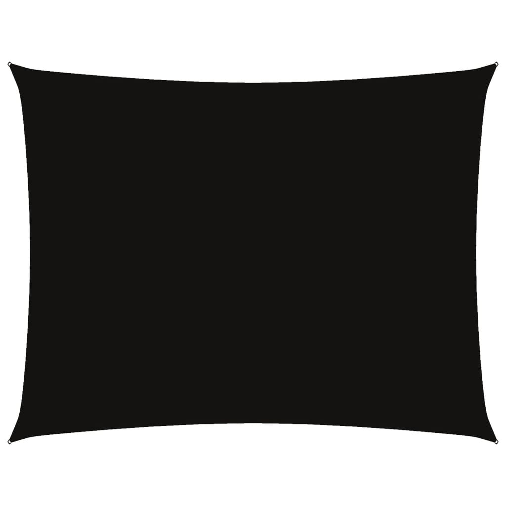 Zonnescherm Rechthoekig 6X8 M Oxford Stof Zwart