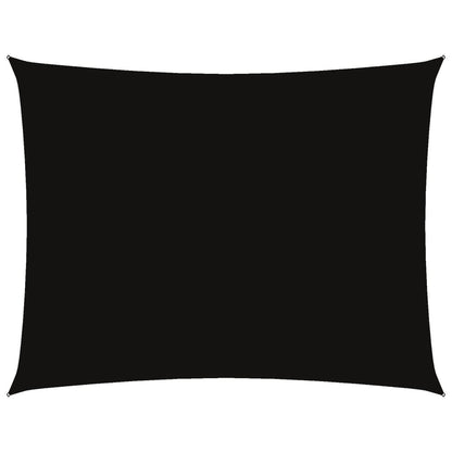 Zonnescherm Rechthoekig 6X8 M Oxford Stof Zwart