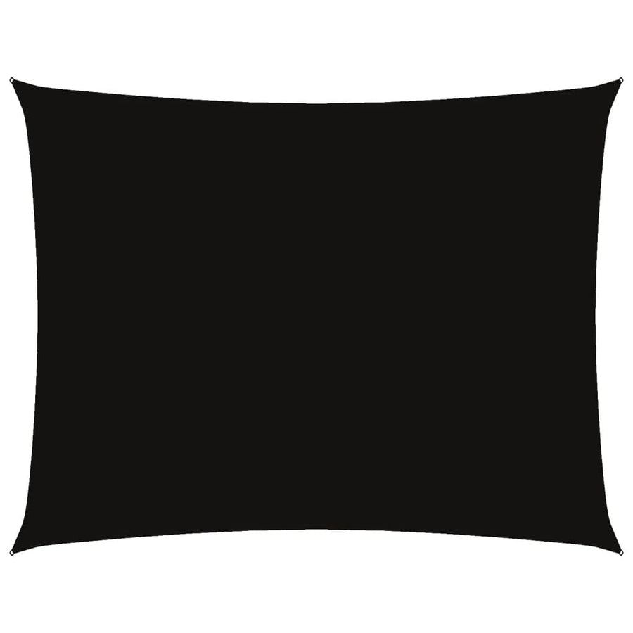 Zonnescherm Rechthoekig 6X8 M Oxford Stof Zwart
