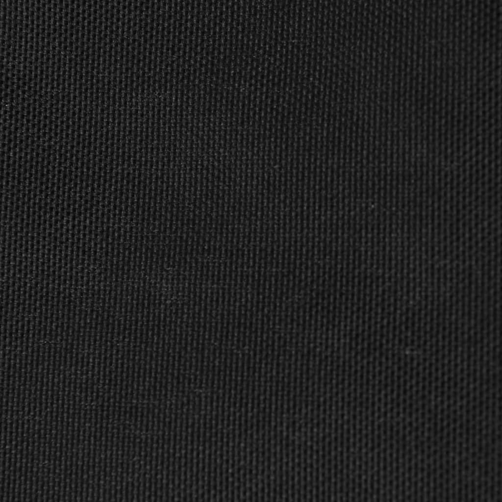 Zonnescherm Driehoekig Oxford Stof 5 x 7 x 7 m Zwart