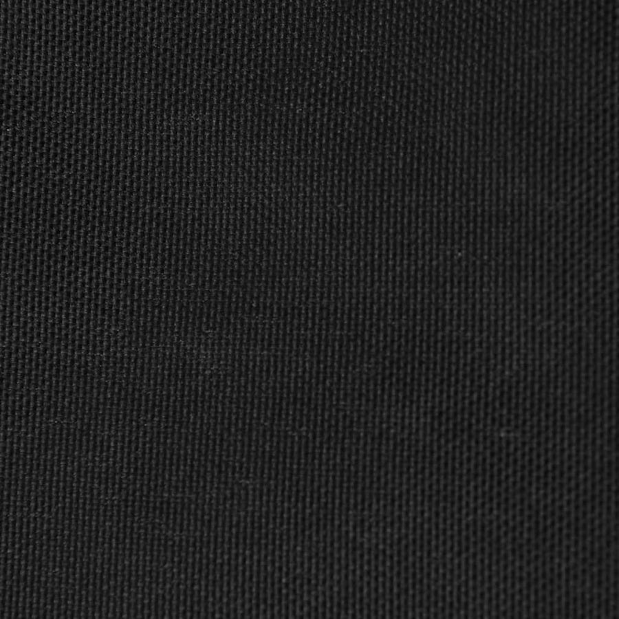 Zonnescherm Driehoekig Oxford Stof 5 x 7 x 7 m Zwart