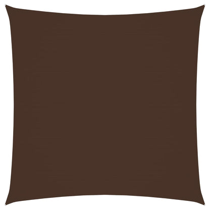 Zonnescherm vierkant 2,5x2,5 m oxford stof bruin 2.5 x 2.5 m Bruin