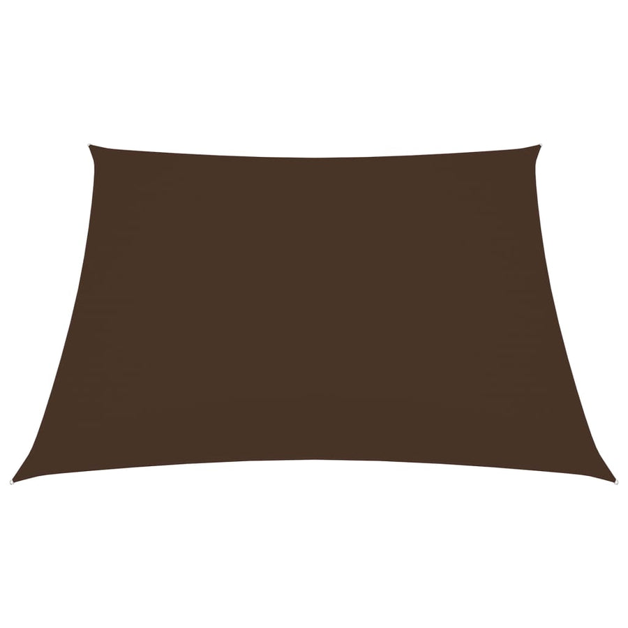 Zonnescherm vierkant 2,5x2,5 m oxford stof bruin 2.5 x 2.5 m Bruin