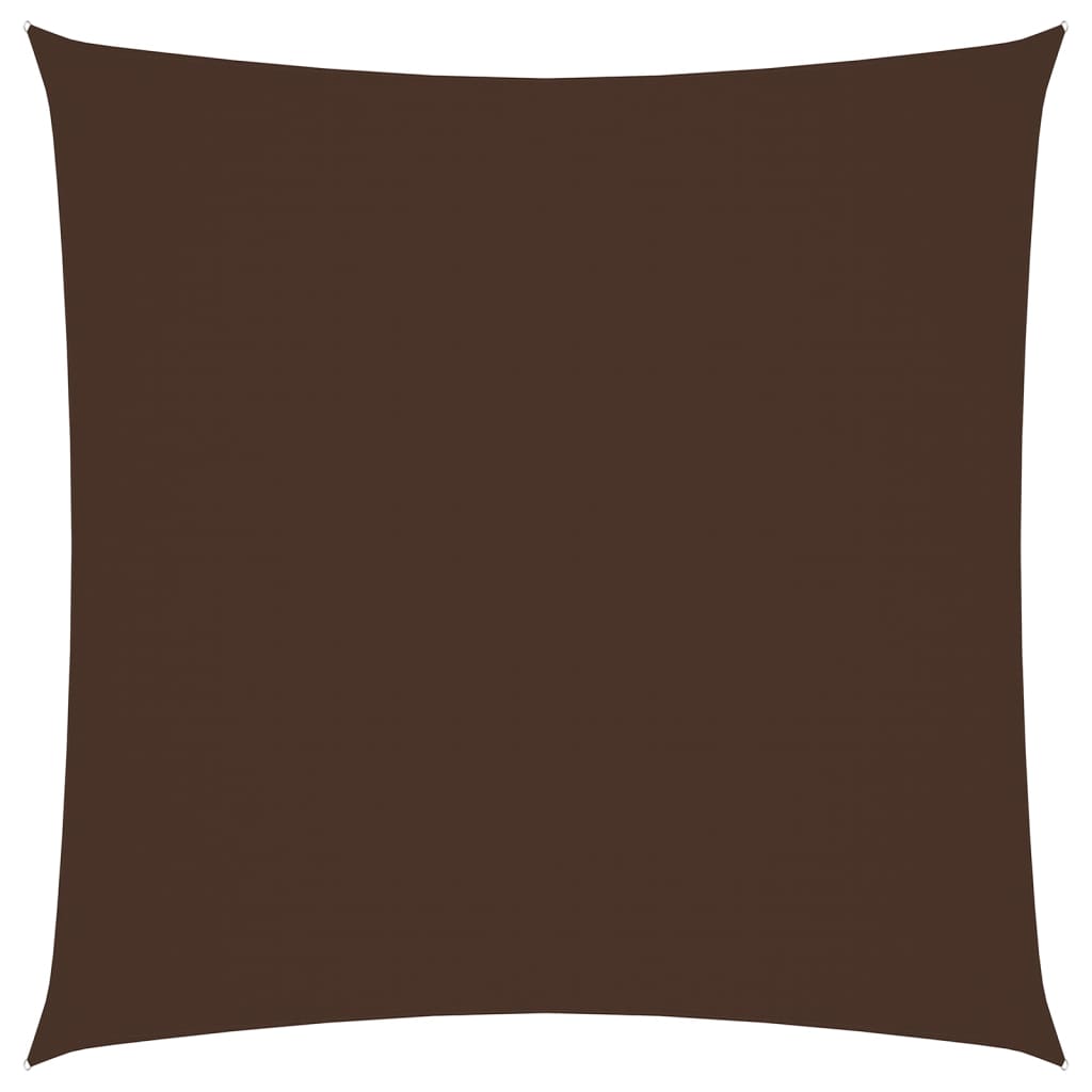 Zonnescherm vierkant 3x3 m oxford stof bruin 3 x 3 m Bruin