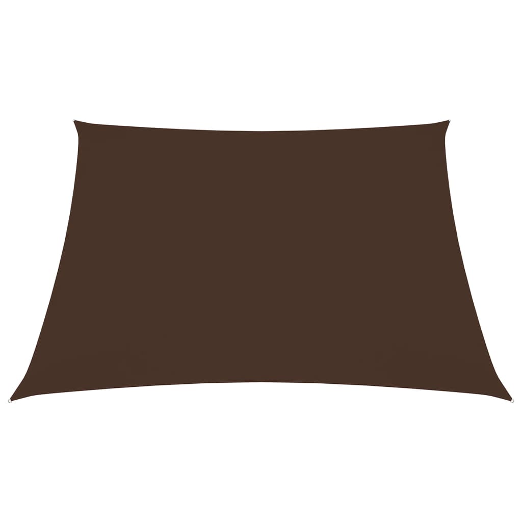 Zonnescherm vierkant 3x3 m oxford stof bruin 3 x 3 m Bruin