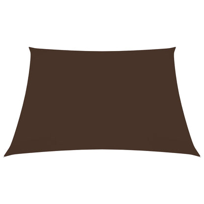 Zonnescherm vierkant 3x3 m oxford stof bruin 3 x 3 m Bruin
