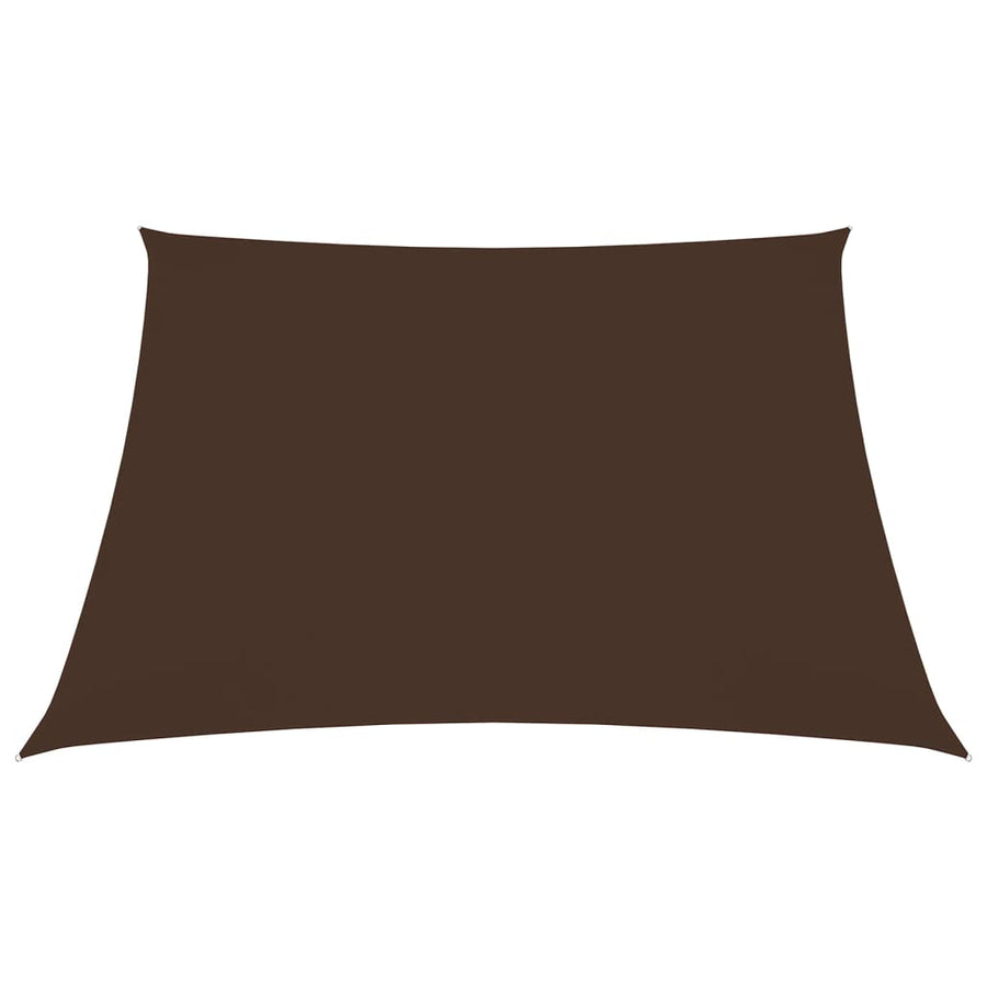 Zonnescherm vierkant 3x3 m oxford stof bruin 3 x 3 m Bruin