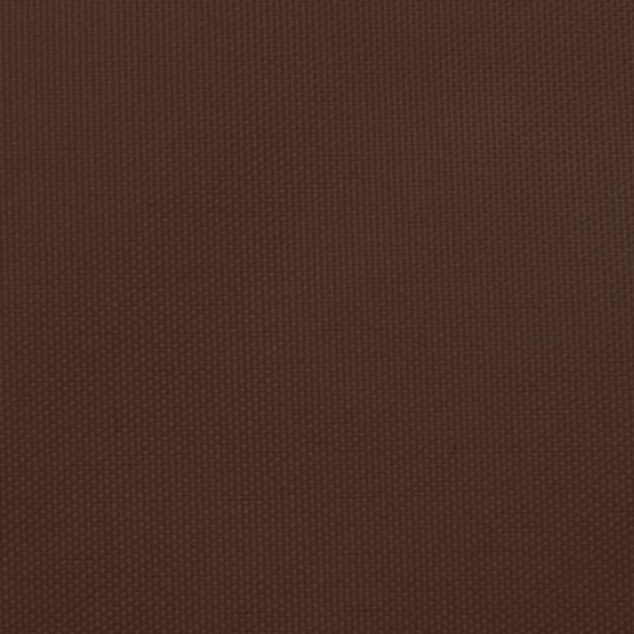 Zonnescherm vierkant 4x4 m oxford stof bruin 4 x 4 m Bruin