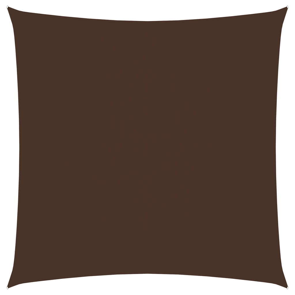 Zonnescherm vierkant 4,5x4,5 m oxford stof bruin 4.5 x 4.5 m Bruin