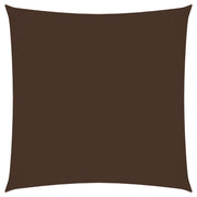 Sunshade square 4.5x4.5 m oxford fabric brown