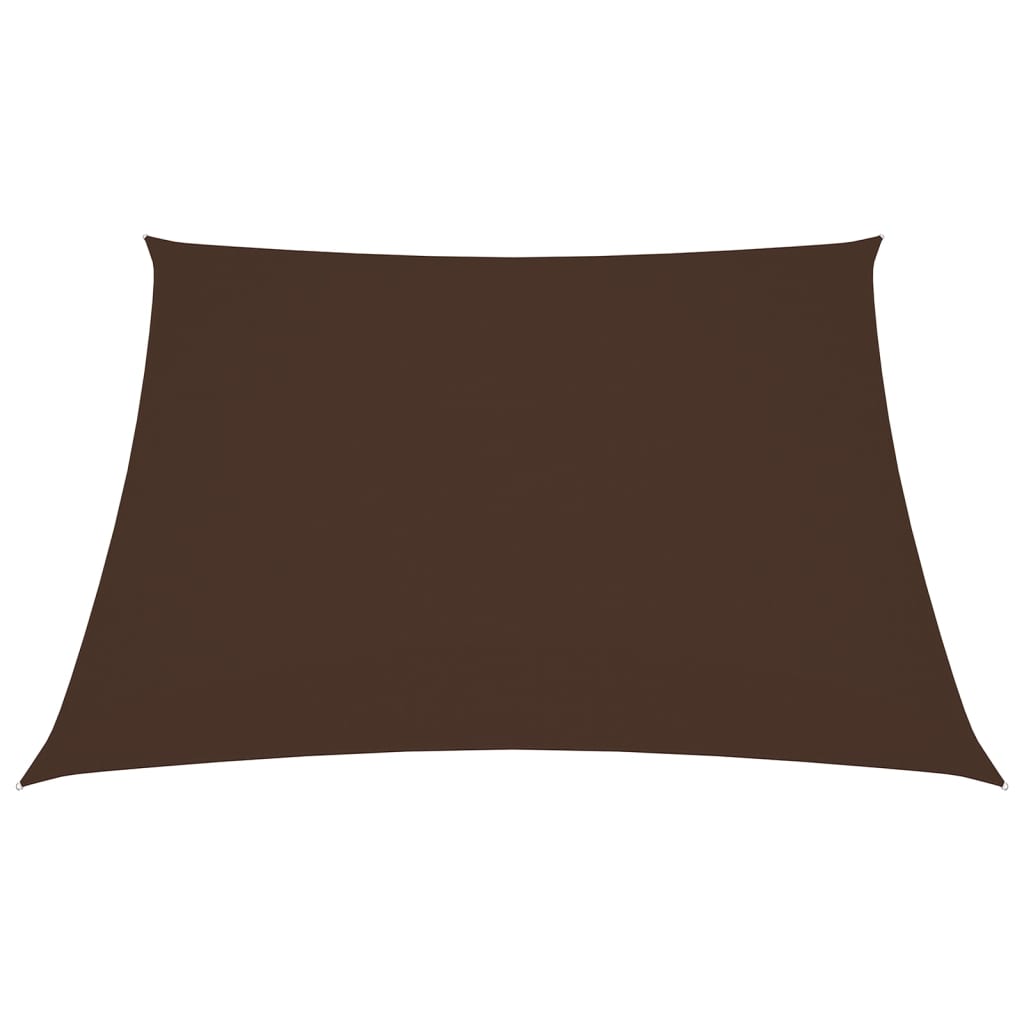 Zonnescherm vierkant 4,5x4,5 m oxford stof bruin 4.5 x 4.5 m Bruin