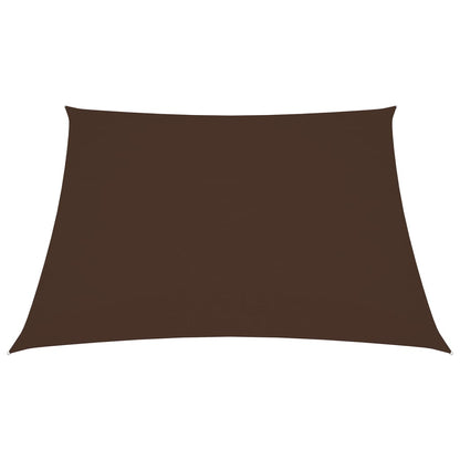 Zonnescherm vierkant 4,5x4,5 m oxford stof bruin 4.5 x 4.5 m Bruin