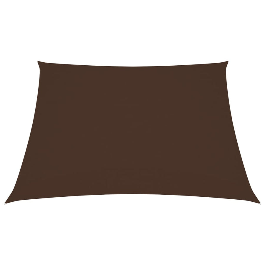 Zonnescherm vierkant 4,5x4,5 m oxford stof bruin 4.5 x 4.5 m Bruin