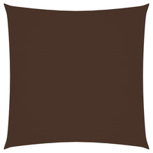 Zonnescherm vierkant 5x5 m oxford stof bruin 5 x 5 m